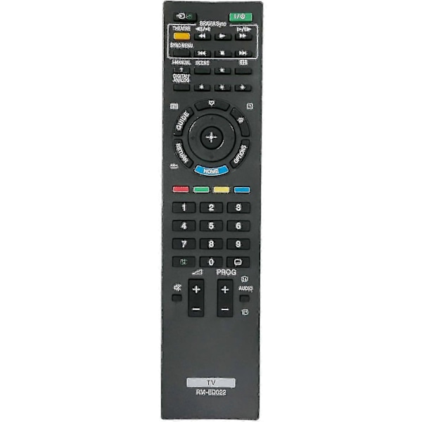 RM-ED022 Fjernbetjening erstattet af Sony LCD Bravia TV RMED022 KDL-22BX200 KDL-22BX200/W KDL-22EX302 KDL-26EX302 KDL-32BX300 KDL-32BX300U2 KDL-32BX301