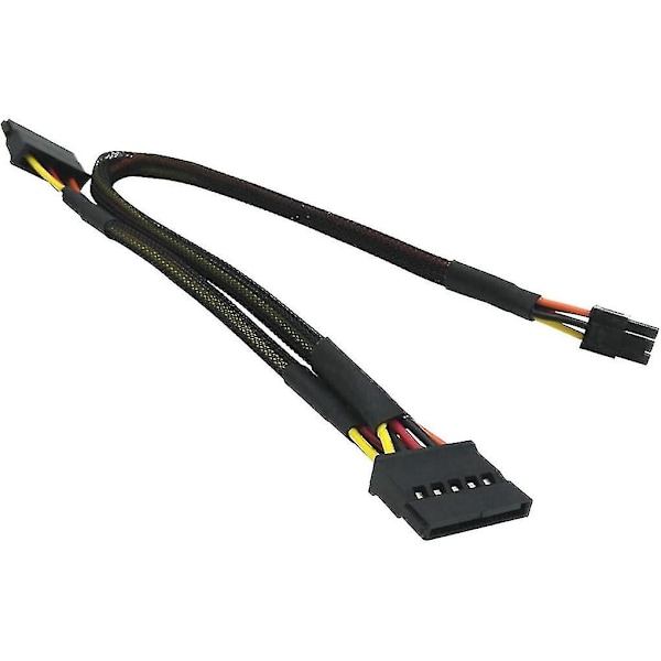 Lille 6p til Splitter 15p SATA Strømkabelledning til Vostro 3650 3653 3655 Desktop Computer Hdd Ssd P