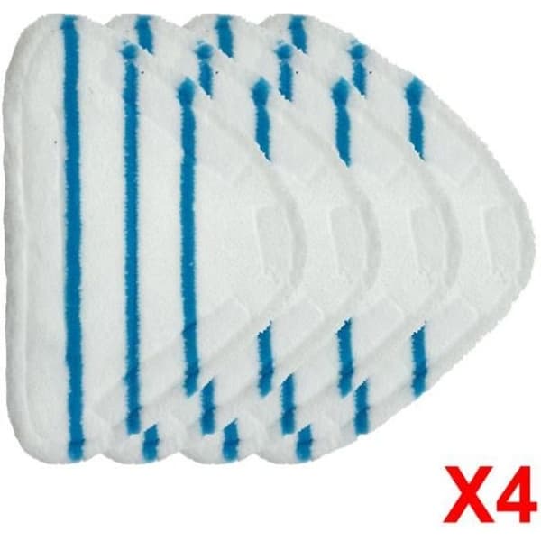 Ersättningsmoppdukar - SCT23A-15 - Mikrofiber - Tvättbara - 4-pack