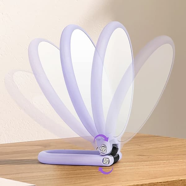 Portable Makeup Mirror / Foldable Mirror - Magnification 1x & 15x