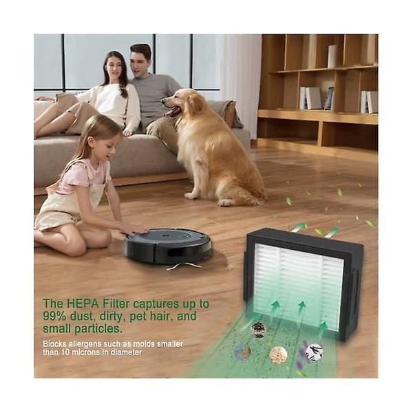 Hepa Kompatible Sidebørste Kompatibel Med Irobot Roomba E5 E6 E7 I3 I4 I5 I7 Støvsuger Tilbehør