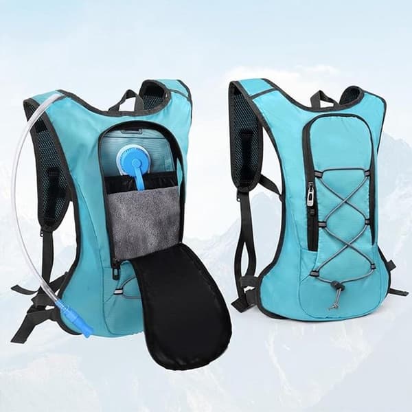 Backpack - Travel Backpack - Outdoor Sports Backpack - Hydration Backpack - Hiking Backpack - with 2L Water Bladder - Sports Backpack - Breathable