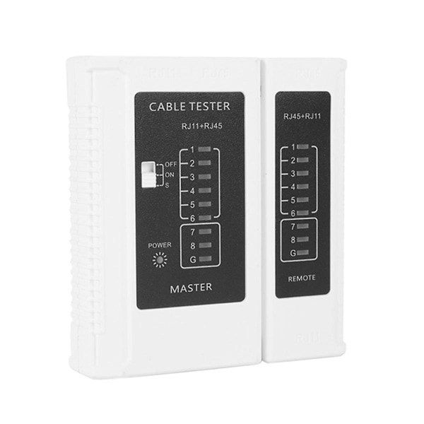 Cat5 Cat6a Cat7 Modulær Krimpverktøy Med Rj45 Rj12 Rj11 Nettverkskabel Tester Verktøysett