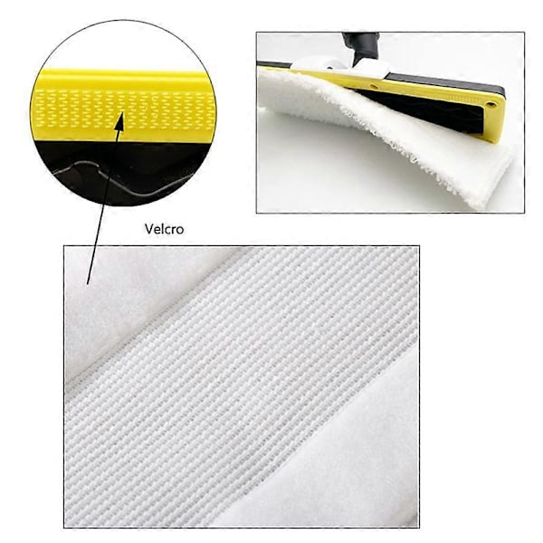10 stk. dampmoppklut for Karcher Easyfix SC2 SC3 SC4 SC5 damprenser erstatning mikrofibergulv