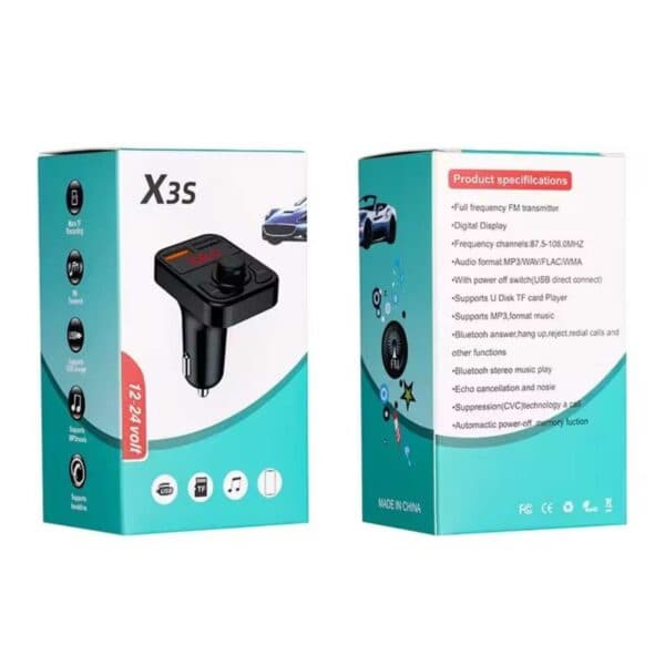 Trådløs FM-sender Bluetooth Biloplader