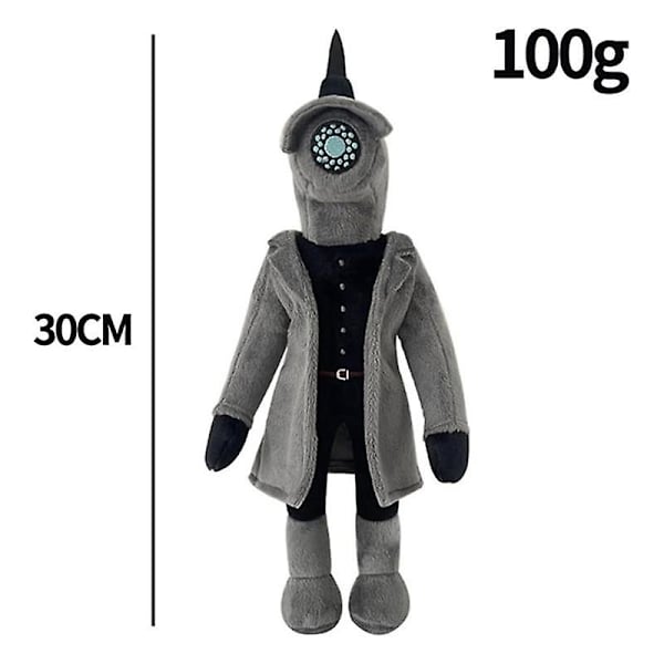 Skibidi Toalett Plyschleksak, Speakerman Plyschskräckspel Stoppade Plushies Dockleksaker Samlarföremål Presenter för Barn Samlare A