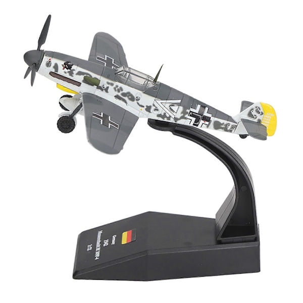 BF109 Jaktplan Modell 1:72 Skala Hög Detalj Legering Flygplan Samlarobjekt