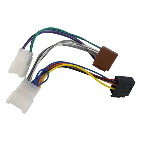For Toyota Yaris ISO Stereo Hovedenhet Ledningsnett Adapter Kabel