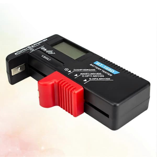 Batteritestere Digital Batteritester Volt Checker Batteritjekker Knapcelle Batteritester 9 Volt Batteritester
