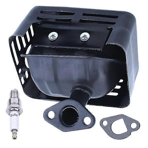 Adefol Lyddæmper Udstødningssamling Med Udstødningsrør Kompatibel Honda Gx160 Gx200 5.5hk 6.5hk Motor Reservedele