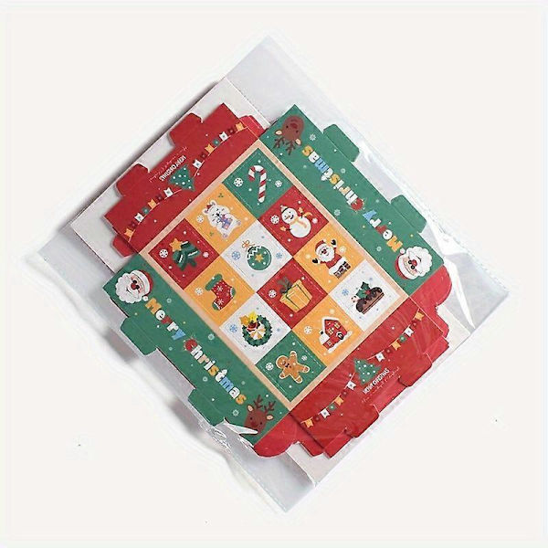 Haiweisi 5 stk Morsomme Jule Blindboks Tomme Bokser Poke Musikk Hjemmelaget Overraskelsesgave Navidad Juledekorasjoner Julefestgaver Merkelig Greier Che