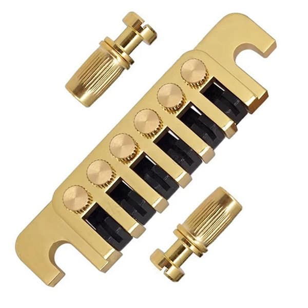 LP Elektrisk Guitar -6 Bro Ramme Stop Stang 70'er Bro Tailpiece Tailpiece String Code LP/SG/ES/,Si