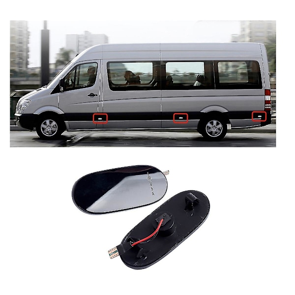 6x LED Dynamiske Sideblinklys Indikatorlampe Til Sprinter W906 2006-2018 2006-2016