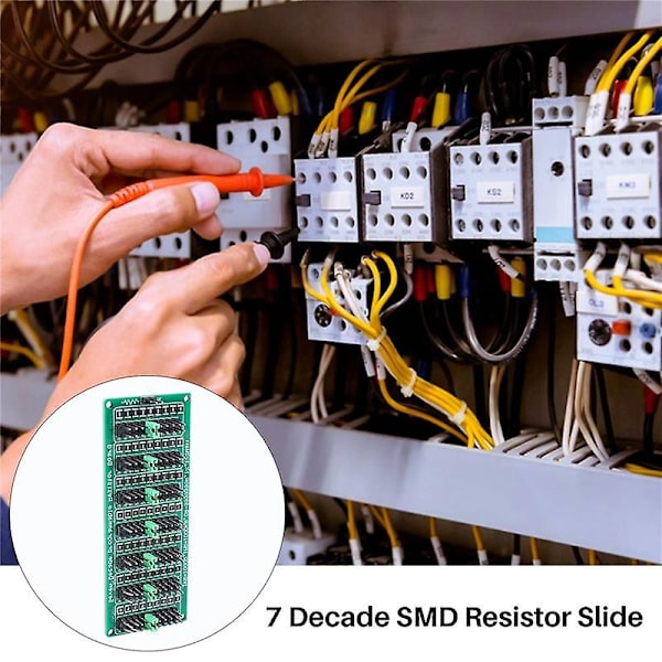 7 Dekade 1R - 9999999R Programmerbar SMD Modstand Slide Modstandskort Trin Nøjagtighed 1R 1% 1/2 Watt