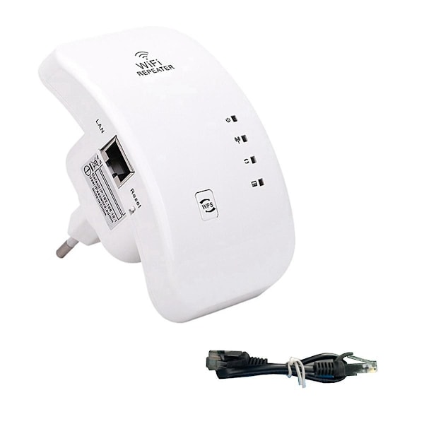 WiFi-repeater Wifi-förlängare 300M 2.4G Wi-Fi-förstärkare Wi-Fi-repeater Access Point EU-kontakt