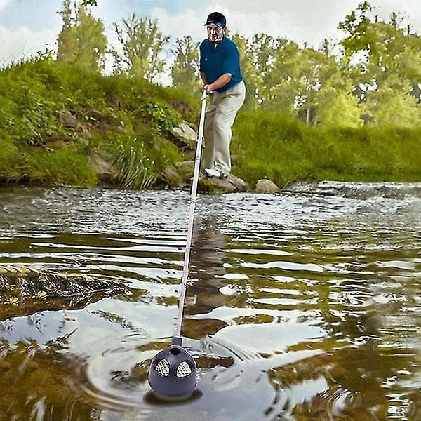 Teleskopisk golfboldopsamler i rustfrit stål