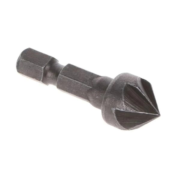 3-pack Countersinkborrset 1/4  Hexskaft 5-flöjts Chamferingverktyg Träbearbetning Hålöppnare Countersinkborr Chamferingssnitt