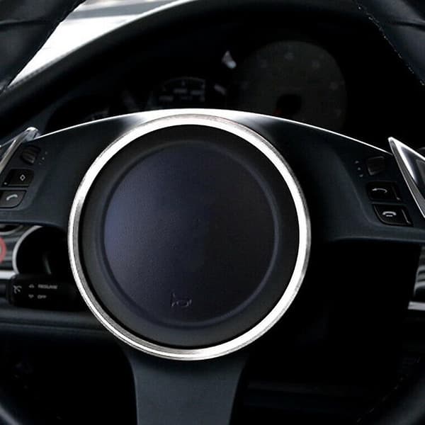 Sølv Ratt Ring Dekor Trim for - 911