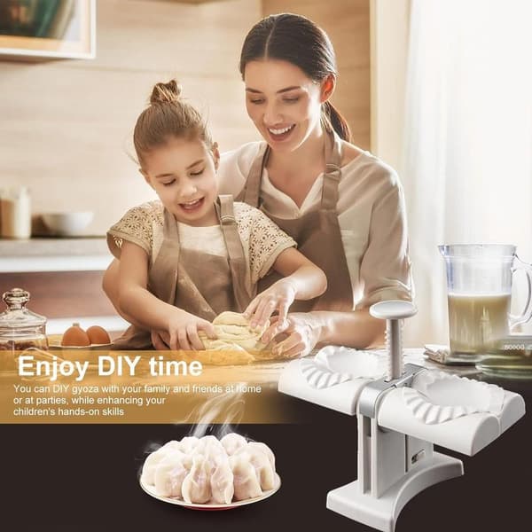 Ravioli Dough Knot Machine Automatic Empanada Pierogi Maker, Dough Bag Former, Ravioli Mold for Home, Kitchen Accessories