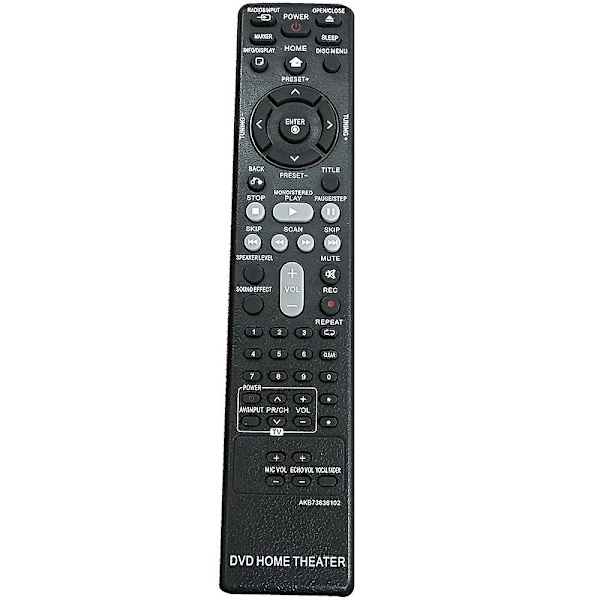 LG DVD-KOTIKINO TEATTERIN Kaukosäädin AKB73636102 Korvaava