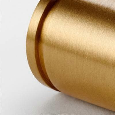 Messing Cylinder Træk i Guld - Lille