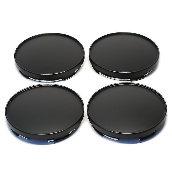 4 st/set 68mm Passar 65mm Logotyp Svart Plast Bilhjul Centrum Navkapsel Kåpor Set Bilhjul Fälg Navkapslar Bilstyling Tillbehör