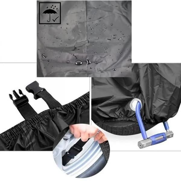 Beskyttelsesovertræk - Sort - Scooter - Vandtæt - UV-resistent - 190T Polyester