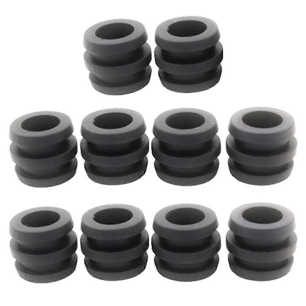 10 Stykker 16mm Bordfodbold Bordstang Bumper Buffer til Bordfodbold