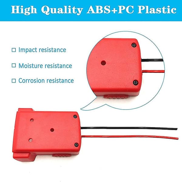 Power Wheel Adapter Batteri18V til Power Wheels Adapter Adapter Dock Batteri Adapter 18V
