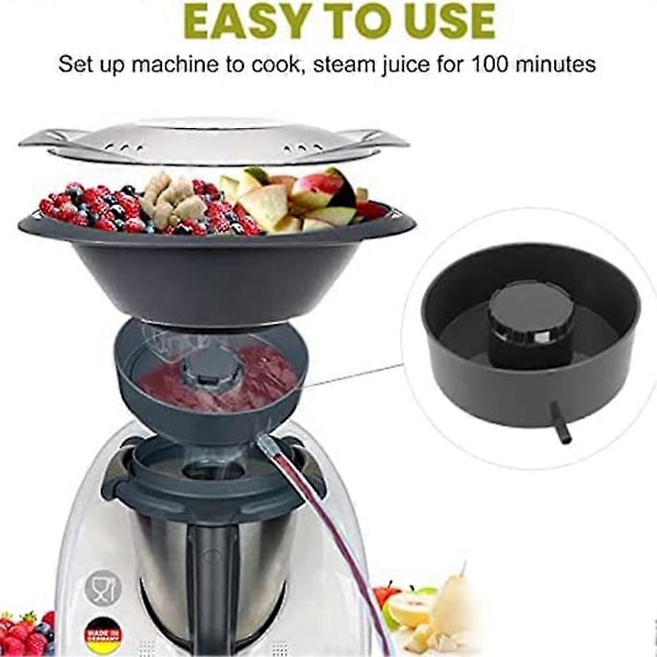 Frugtpresser Dampkoger Multipot Kogemaskine Dampkoger Dampkoger PP-Saftpresser med Slange til TM6 TM5 TM31