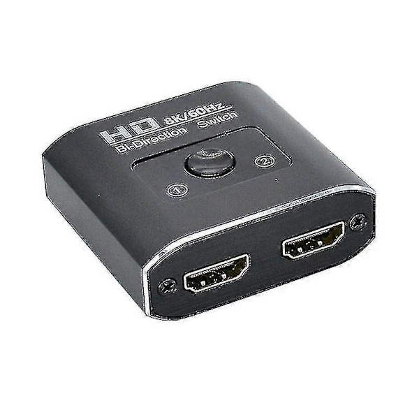 HDMI Splitter 8K Dubbelriktad HDMI Switch Högupplöst Videoadapter 2025:e