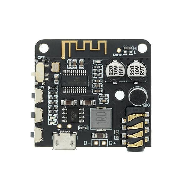 Bt5.0 Mottakerkort Mp3 Bluetooth Dekoder Lossless Bilhøyttaler Lydforsterkerkort Med Kabinett 3.7