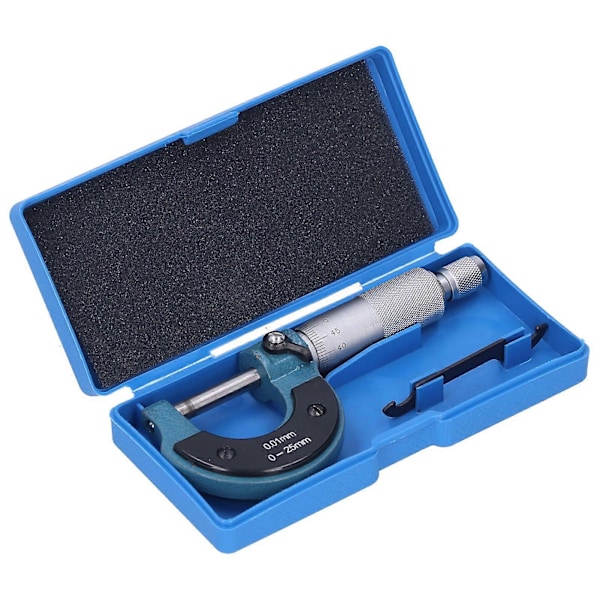 0–25 mm 0,01 mm mikrometrin mittari kierremittakaava ulkopuolinen mikrometrimittaus työstökoneen työkalu