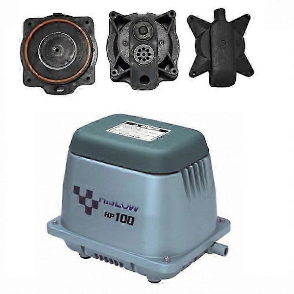 1 Sæt Luftpumpe Membran Reparationssæt til Hiblow HP-100 HP-120 Septisk Luftpumpe
