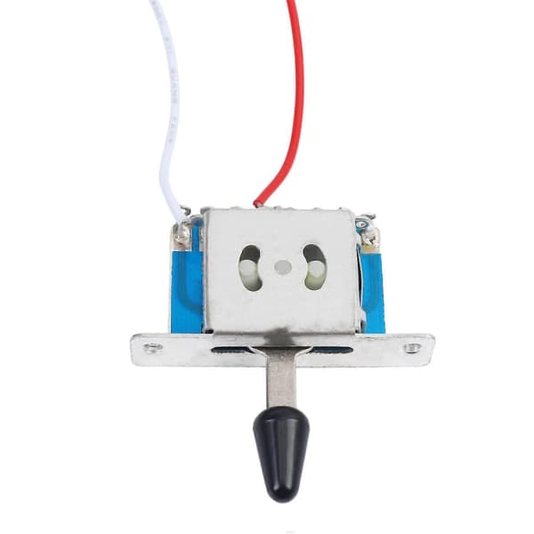 Elektrisk Gitarrkopplingssats 1 Volym 1 Ton 3 Växelspak 500k Potar Jack 1 Set