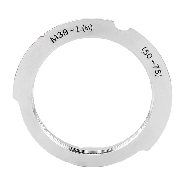 M39LM Objektivadapterring i aluminiumlegering, hög precision, objektivadapterfäste för Leica M39 LSM LTM 50 mm 75 mm objektiv