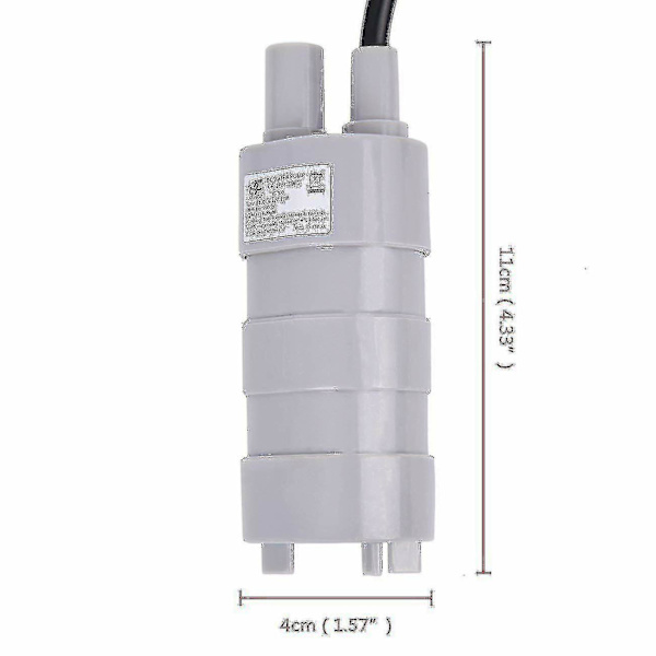 12v nedsänkbar färskvattenpump 10 Lpm passar Thetford C2 C200 Cwe Cs C402 kassettoaletter -QH