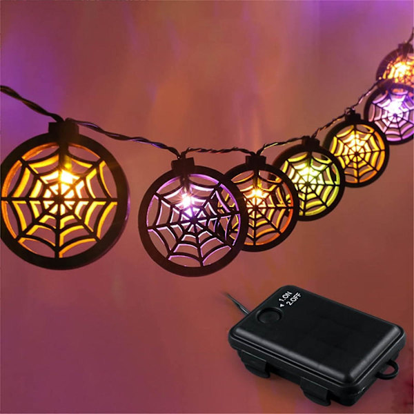 Halloween-koristevalot ulkokäyttöön, 2022 uusi versio 3m 20 LED puuvalosarja