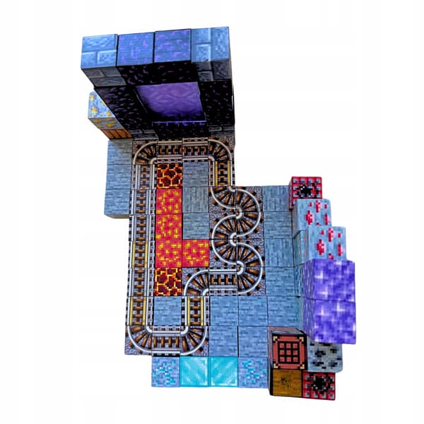 Minecraft Magnetic Educational Blocks Set 100 pcs + Figures