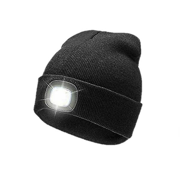 1 kpl Unisex Valohattu (musta)