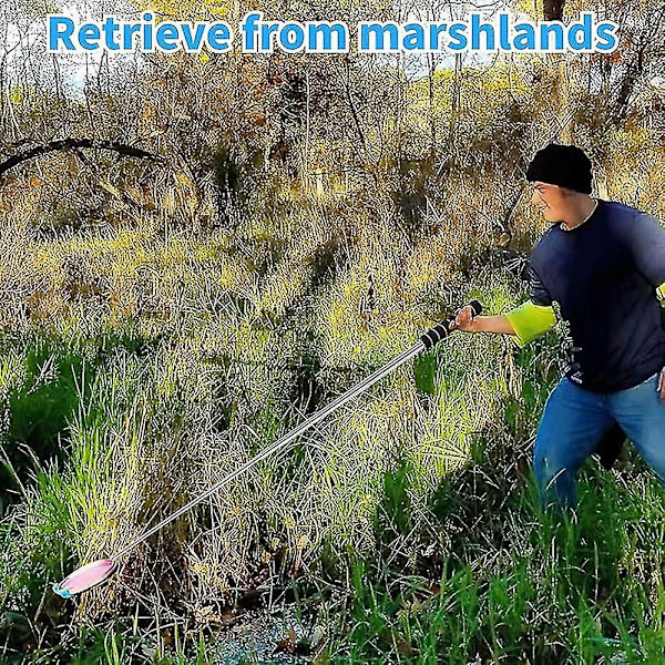 Disc Golf Retriever Disc Golf Grabber 10 Fod Bærbar Teleskopisk