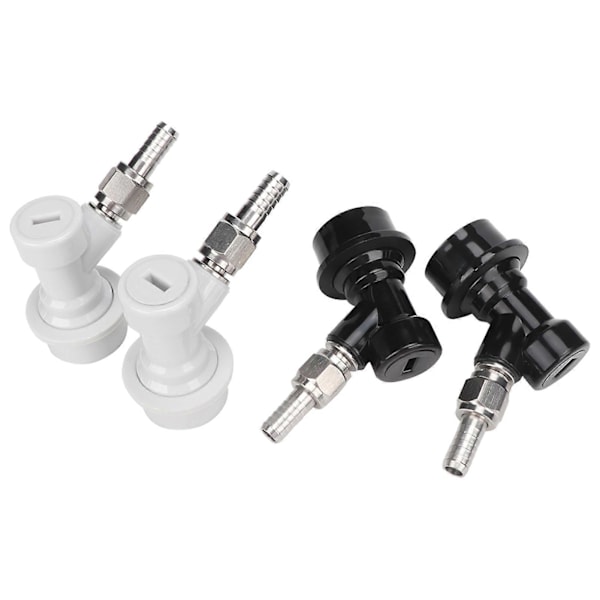4 STK Gevind Ball Lock Keg Fittings Plastik Konnektor med Adapterklemme