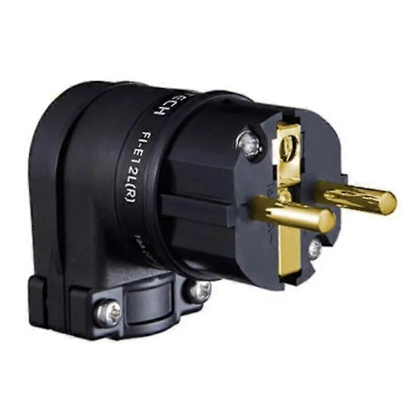 HiFi performance Furutech FI-E12L (R) FI-12ML (G) Schuko Stik 7-karakter L-formet albue Strømstik til high-end audio kabel