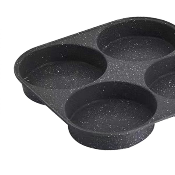 Stegepande til spejlæg, 4 kopper, non-stick, til morgenmad, restaurant, køkkengrej