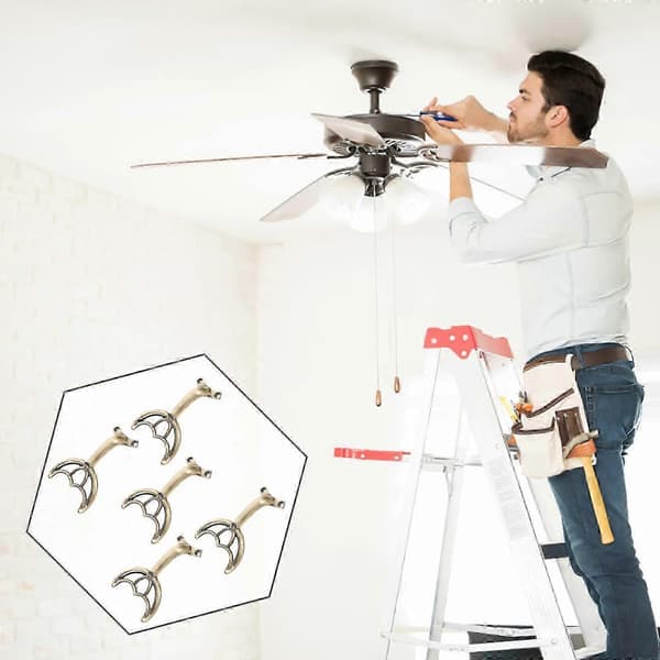 Loftviftebladarm Nem installation Udskiftning Loftviftearmbeslag Loftviftebladarm Loftviftetilbehør