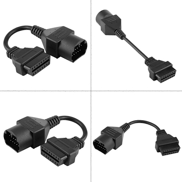 17-stifts till 16-stifts OBD2-adapterkabel Diagnostisk Skannerkabel för Mazda