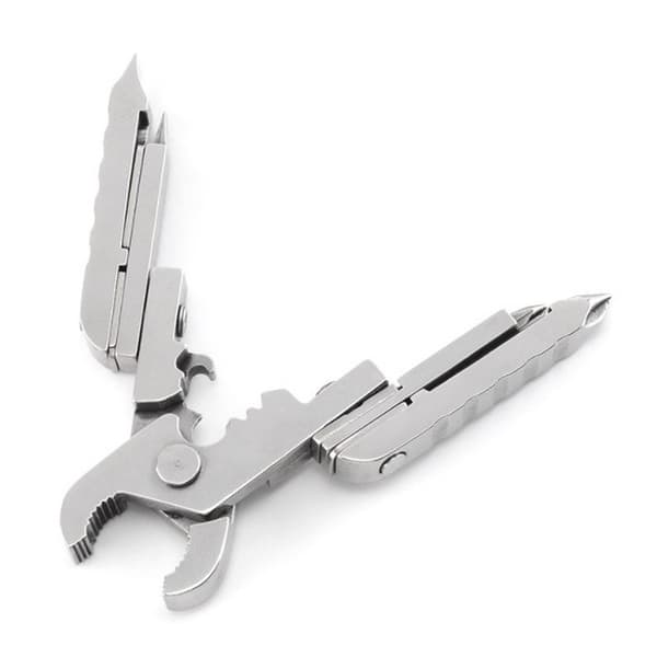 15-in-1 Keychain Multi-tool with Pliers and Screwdriver