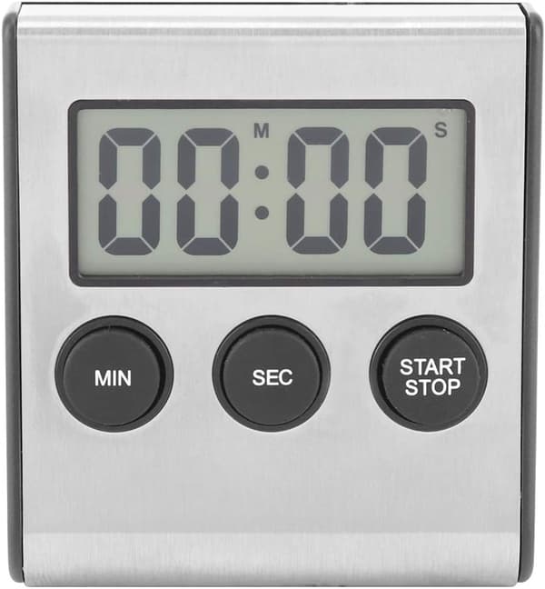 Digital timer, indendørs bord-/vægmonteret vækkeur timer, digital køkkentimer