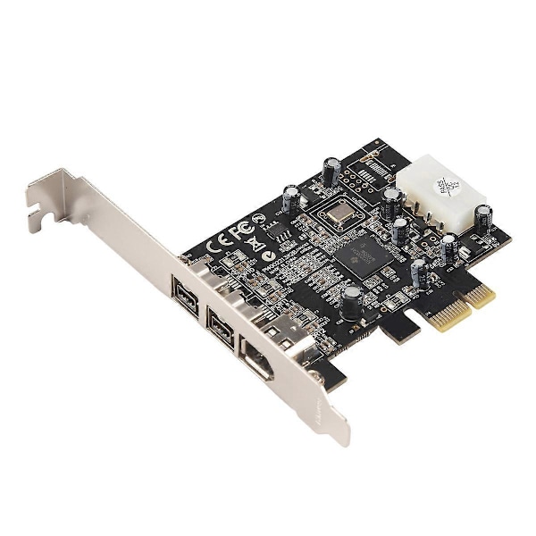 SY-PEX30016 3 Port IEEE 1394 Firewire 1394B & 1394A PCIe 1.1 X1 Kort TI XIO2213B Chipset Kræver Le