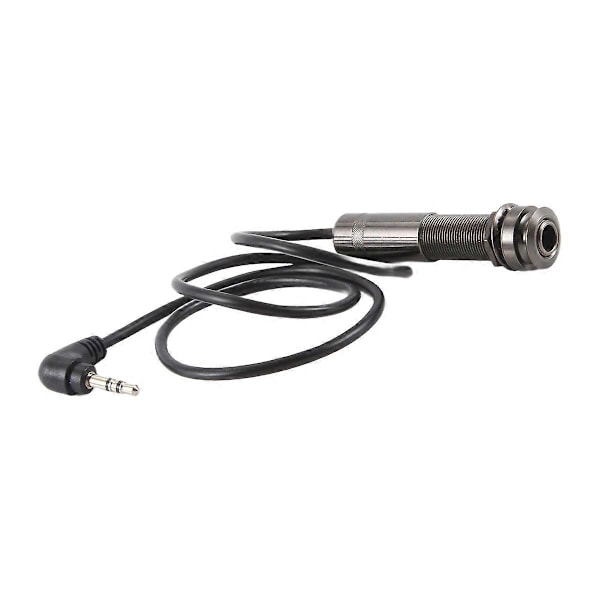 Gitarr Pickup Kabel Piezo Kabel Ändstift Jack Gitarr Adapter Kabel